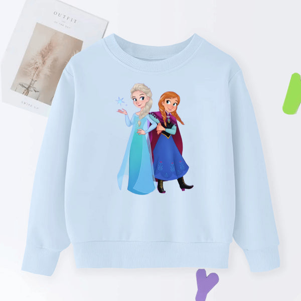 LEFTOVER DTF - ELSA AND ANNA SWEATSHIRT