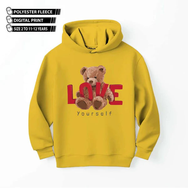 LEFTOVER DTF - LOVE YOURSELF BEAR HOODIE