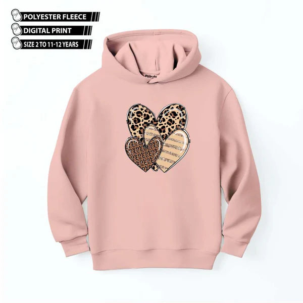 LEFTOVER DTF - THREE HEARTS HOODIE