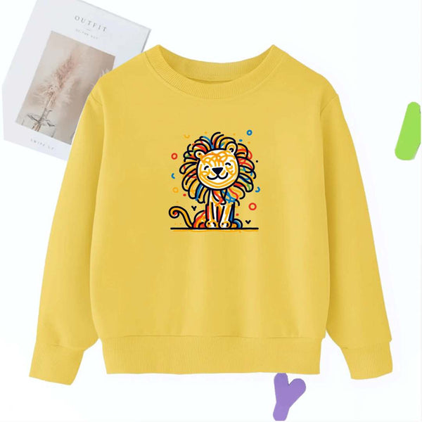 DTF - MULTI COLOR LION SWEATSHIRT