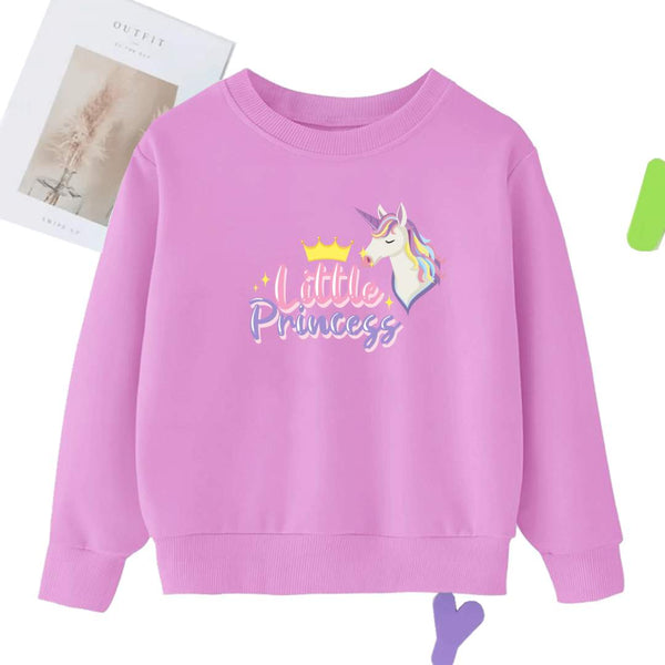 DTF - LITTLE PRINCESS UNICORN SWEATSHIRT