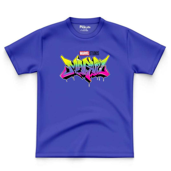 COTTON - CRAZY MARVEL LOGO TEE