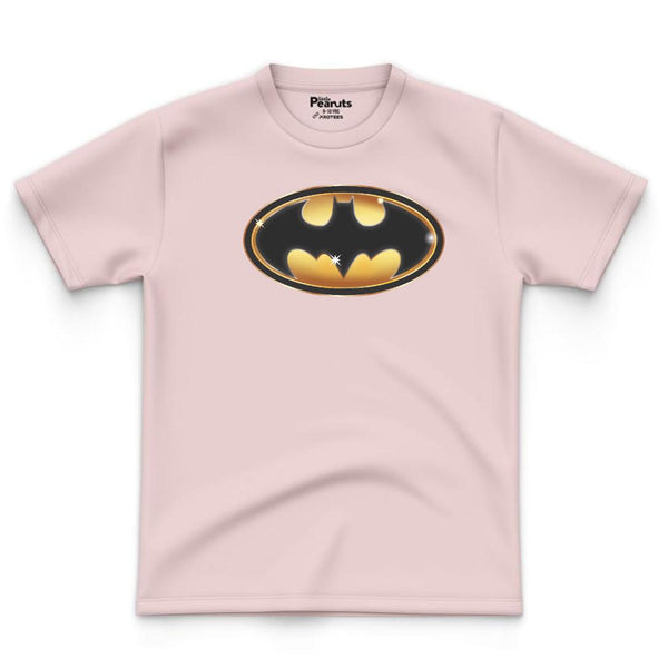 COTTON - YELLOW BATMAN LOGO TEE