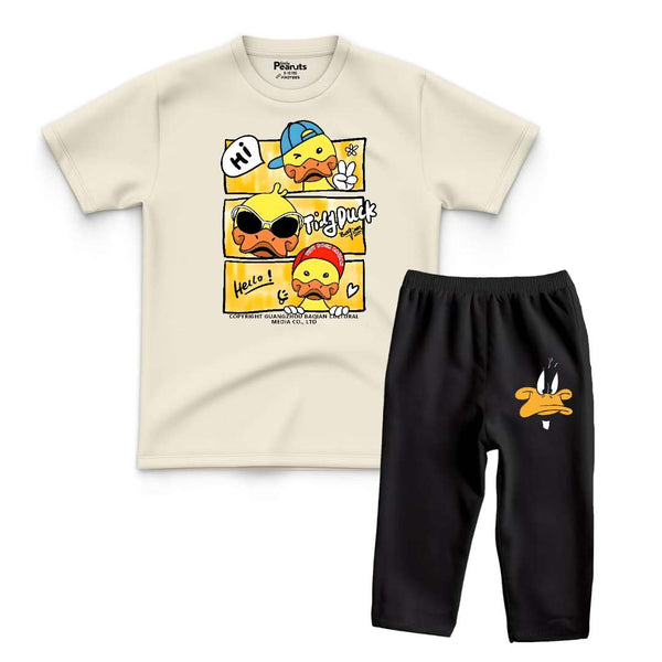 DTF PAJAMA SUIT - HI DUCKS HELLO