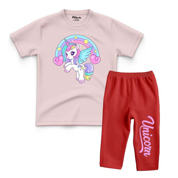 DTF PAJAMA SUIT - UNICORN WITH RAINBOW