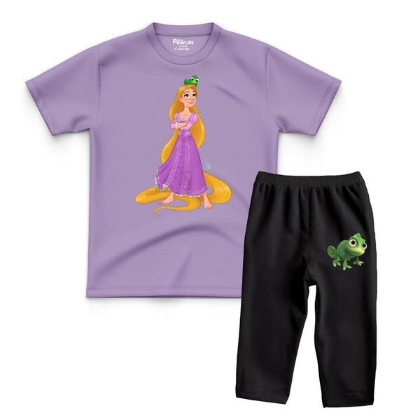DTF PAJAMA SUIT - REPUNZEL WITH LONG TAIL