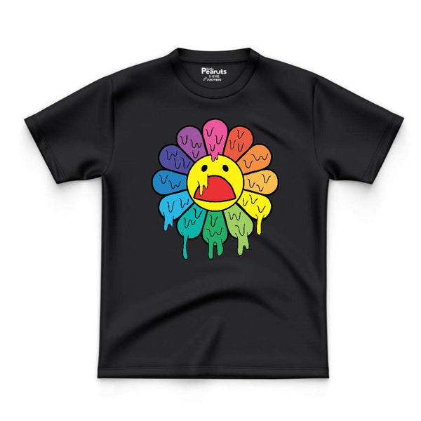 COTTON - MULTICOLOR FLOWER TEE