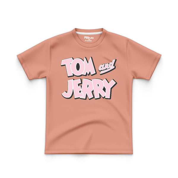 COTTON - UPDATED TOM AND JERRY WRITING TEE