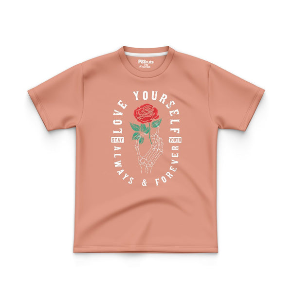 COTTON - LOVE YOURSELF FLOWER TEE