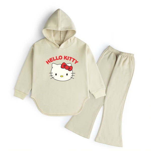 HELLO KITTY FACE - WIDE LEG TRACKSUIT
