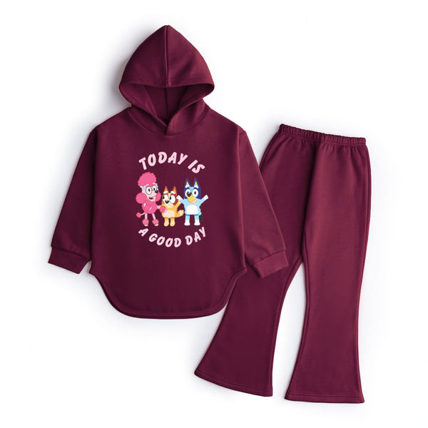 TODAY IS A GOOD DAY - WIDE LEG TRACKSUIT