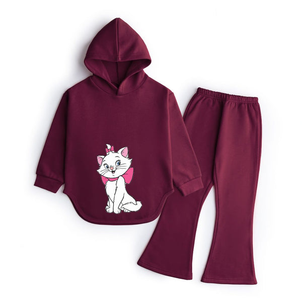 CUTE CAT - WIDE LEG TRACKSUIT