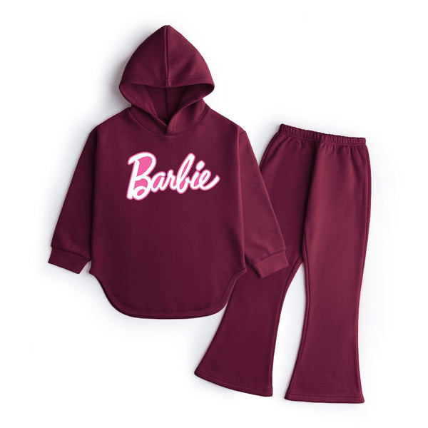 BARBIE WRITNG - WIDE LEG TRACKSUIT