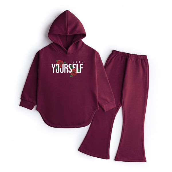 LOVE YOURSELF - WIDE LEG TRACKSUIT