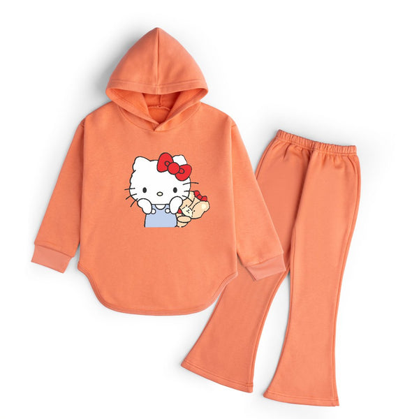 HELLO KITTY AND BEAR - WIDE LEG TRACKSUIT