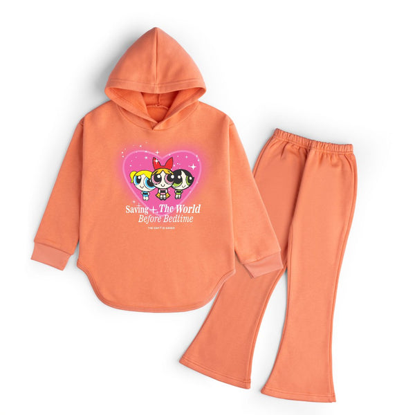 POWER PUFF SAVING ORNG - WIDE LEG TRACKSUIT