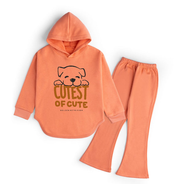 CUTEST OF CUTE - WIDE LEG TRACKSUIT