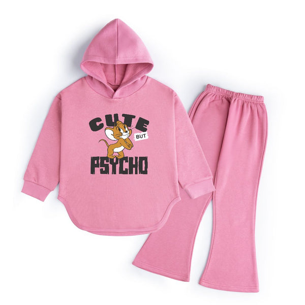 CUTE BUT PSYCHO - WIDE LEG TRACKSUIT
