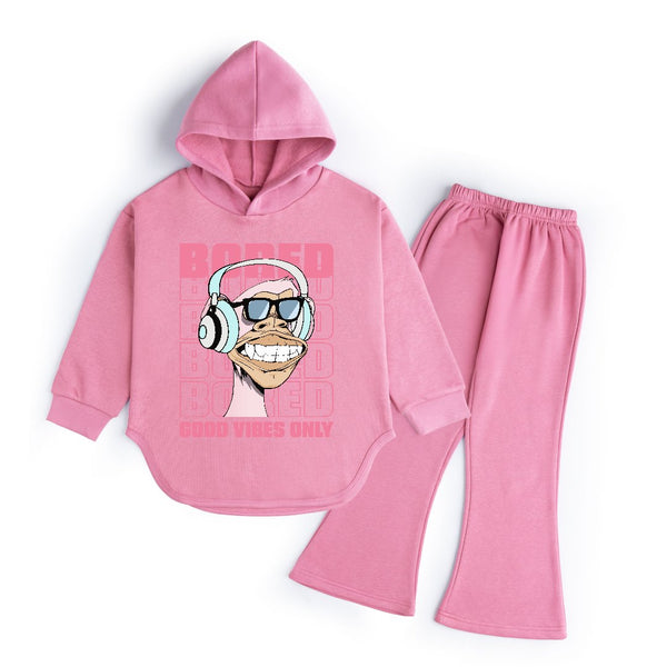 GOOD VIBES ONLY - WIDE LEG TRACKSUIT