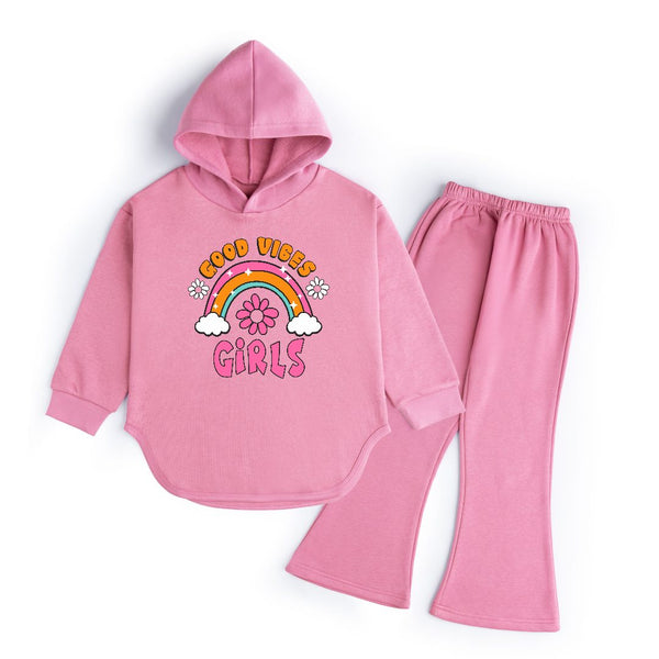 GOOD VIBES GIRL - WIDE LEG TRACKSUIT