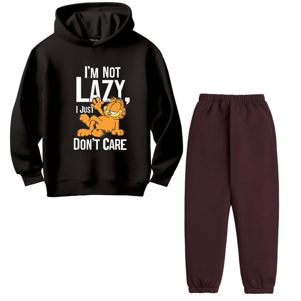 I'M NOT LAZY - FLEECE TRACKSUIT