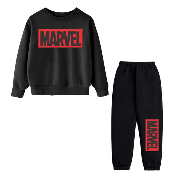 RED MARVEL LOGO - FLEECE TRACKSUIT
