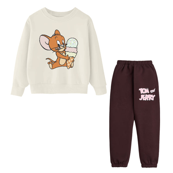 JERRY EATING ICE CREAM - FLEECE TRACKSUIT