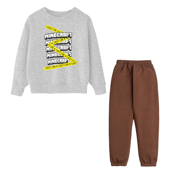 MINECRAFT WRITING - FLEECE TRACKSUIT