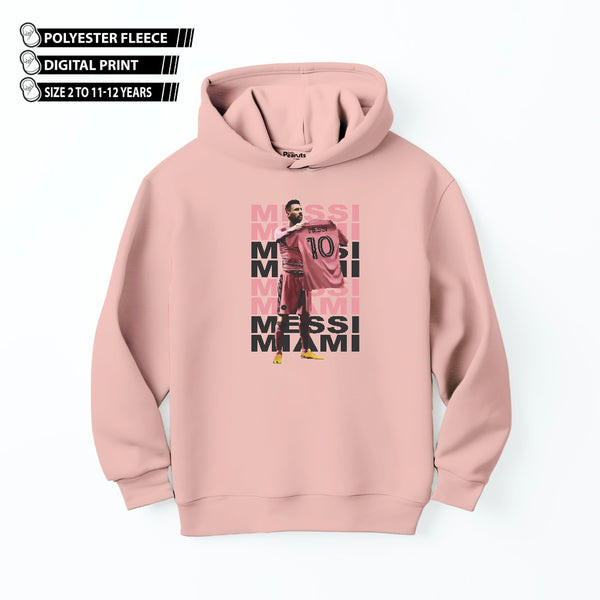 FOOTBALL MESSI TWO TONE WRITING HOODIE