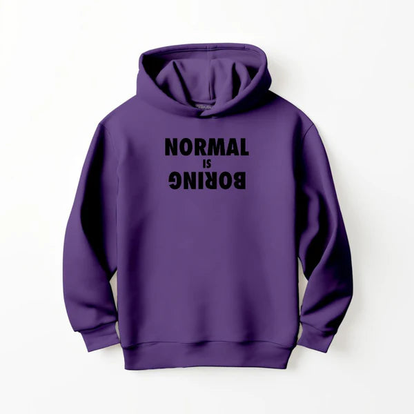 LEFTOVER DTF - SPECIAL EDITION NORMAL IS BORING HOODIE