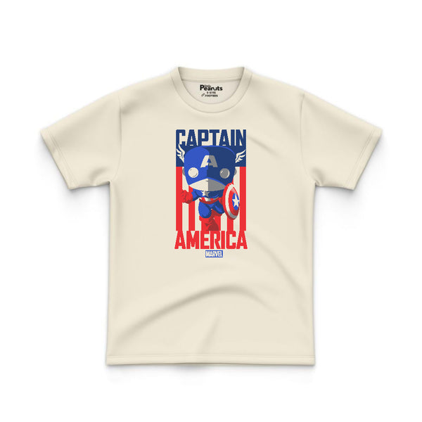 COTTON - CAPTAIN AMERICA MARVEL TEE
