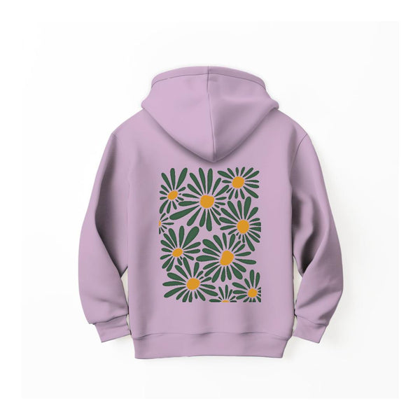 DTF-GREEN FLORAL HOODIE