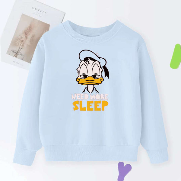 DTF NEED MORE SLEEP DONALD DUCK SWEATSHIRT