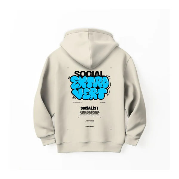 LEFTOVER DTF - SOCIAL EXTROVERT HOODIE