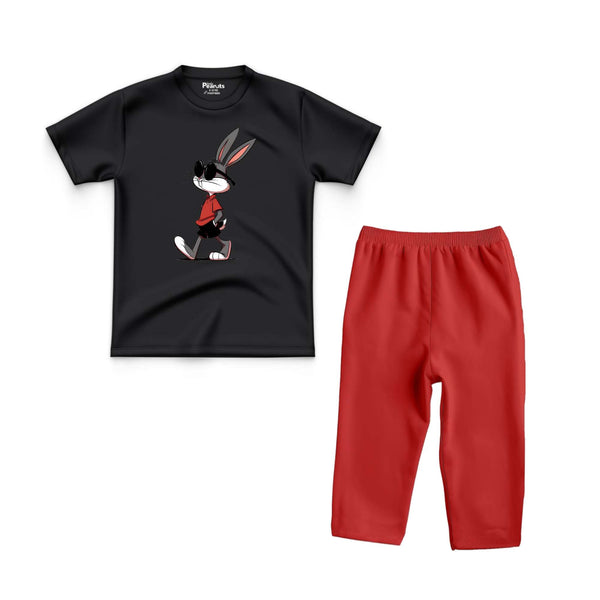 DTF PAJAMA SUIT - WALKING BUNNY