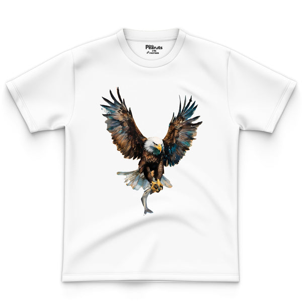 COTTON - EAGLE CATCHING FISH TEE