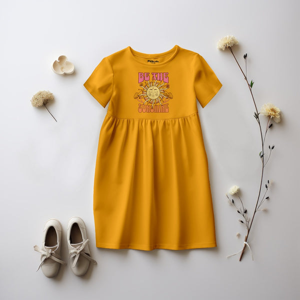 GIRL'S FROCK - BE THE SUNSHINE