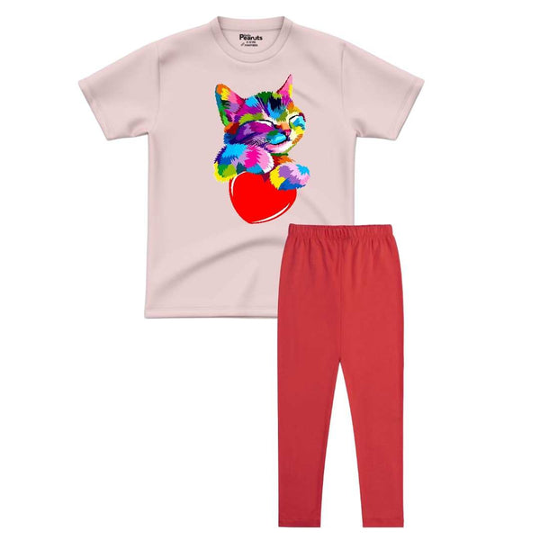 DTF LEGGING SUIT - LOVE CAT