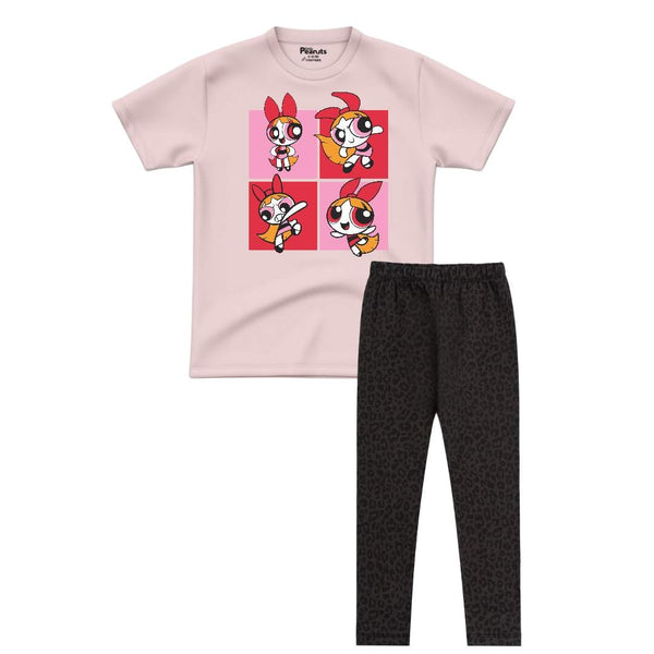 DTF LEGGING SUIT - RED POWERPUFF GIRL