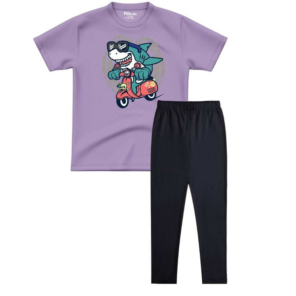 DTF LEGGING SUIT - SHARK ON SCOOTY