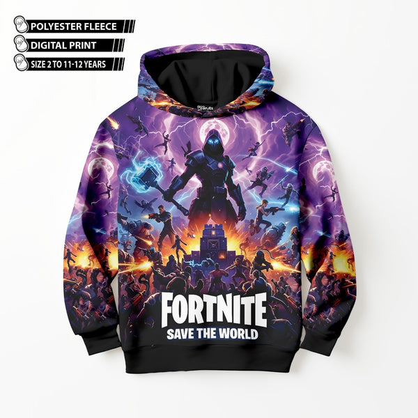 DIGITAL POLYESTER HOODIE - FORTNITE BETTLE GROUND