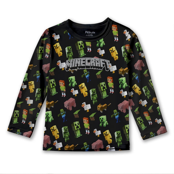 DIGITAL POLYESTER F/S - MINECRAFT ALL OVER