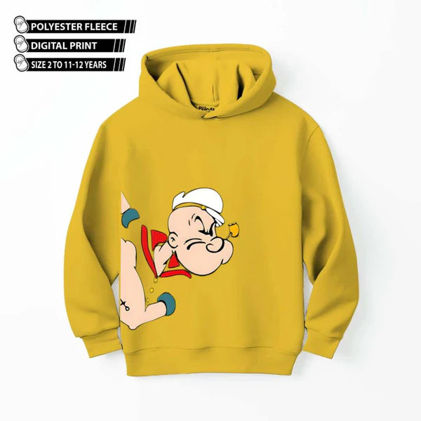 LEFTOVER DTF POPEYE THE SAILOR MAN HOODIE