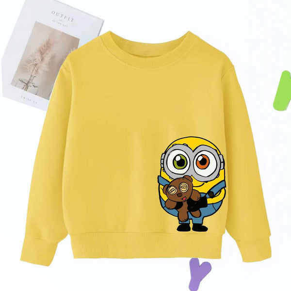 DTF MINION WITH TEDDY SWEATSHIRT