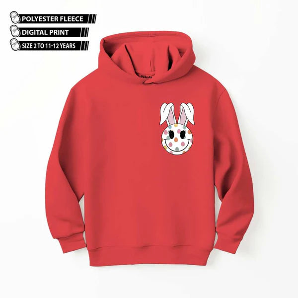 LEFTOVER DTF-SMILEY RABBIT HOODIE