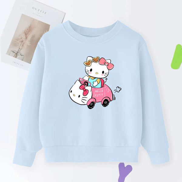 DTF HELLO KITTY CAR SWEATSHIRT