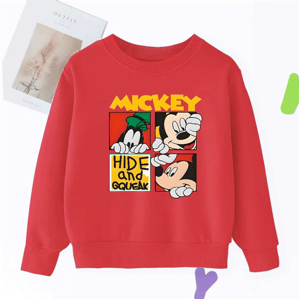 DTF MICKEY HIDE & GQUA  SWEATSHIRT