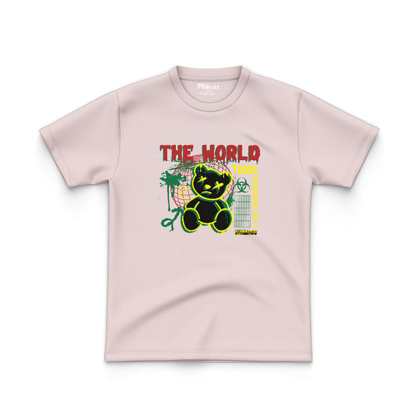COTTON - BEAR TOXIC WORLD TEE