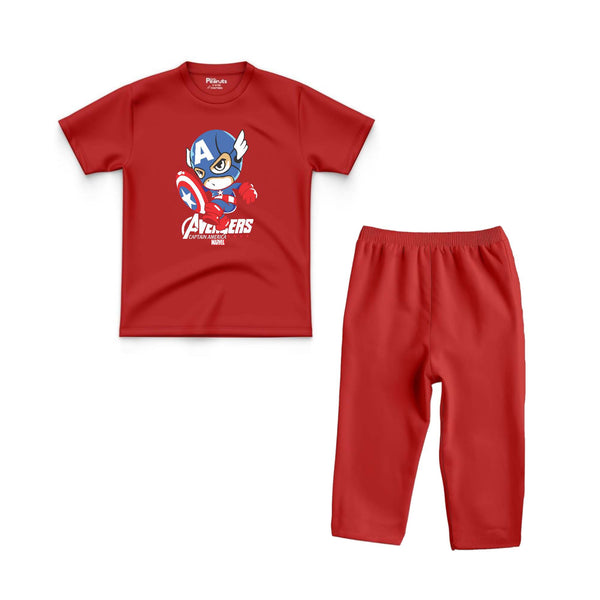 DTF PAJAMA SUIT BABY CAPTAIN AMERICA