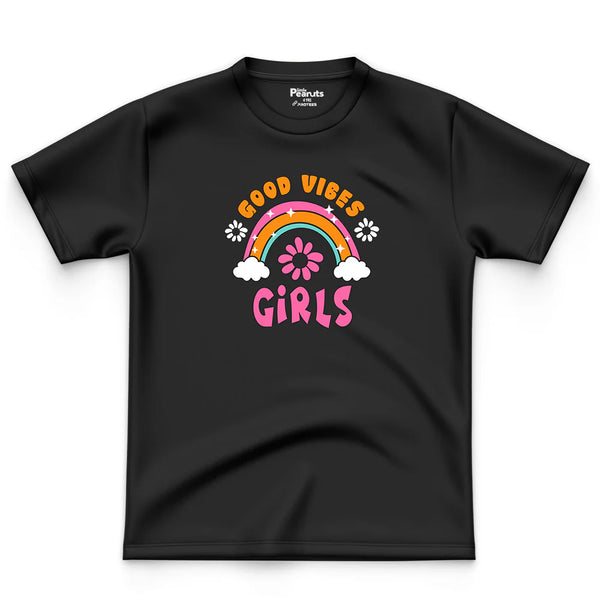 LEFTOVER -COTTON - GOOD VIBES GIRLS TEE